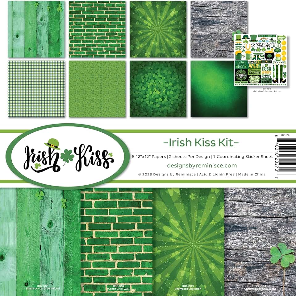 Irish Kiss Scrapbook Collection Kit