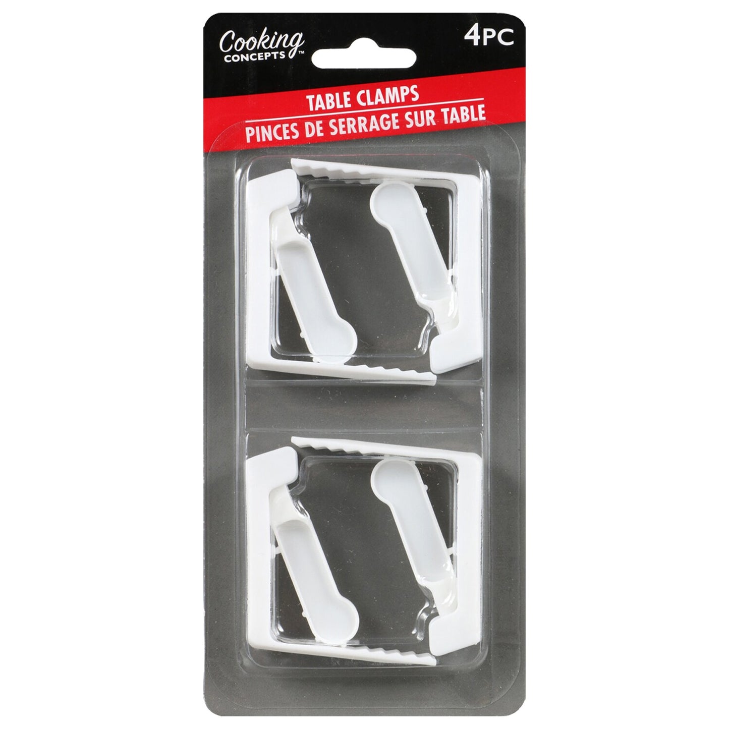Cooking Concepts Plastic Table Cover Clamps, 4-ct. Packs (Pack of 24)