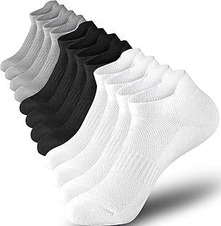 Six Pairs of Women's Low Cut Athletic Ankle Socks