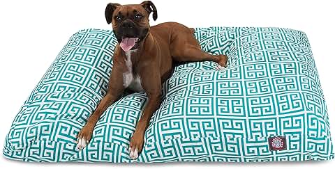 Small Rectangle Indoor Outdoor Dog Bed with Washable Cover