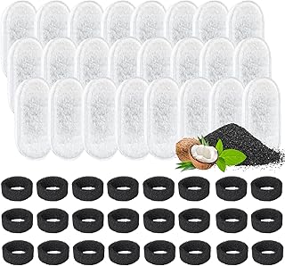 Pack of 24 Cat Fountain Water Filters and Sponges
