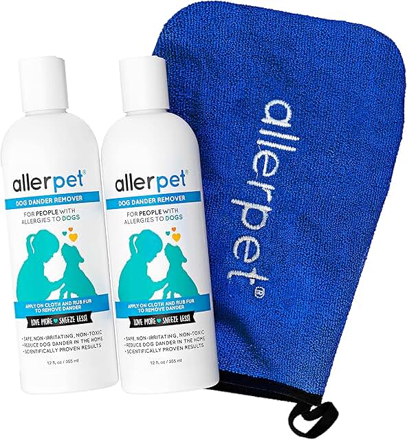 Dog Dander Remover with Free Applicator Mitt