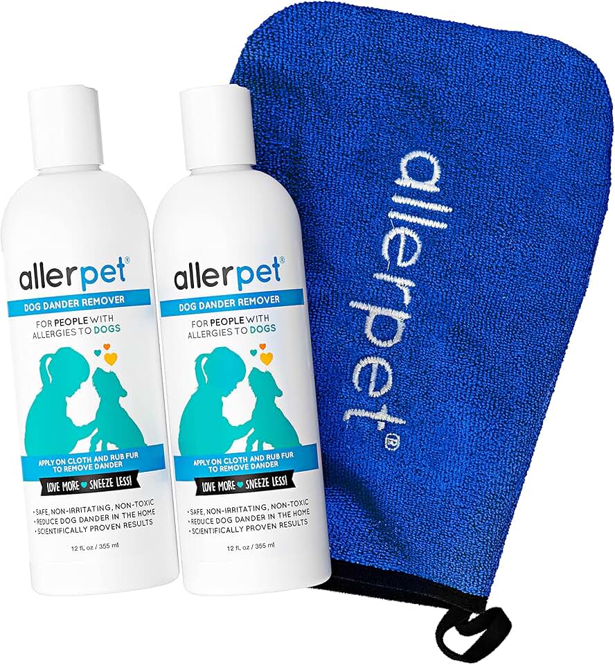 Dog Dander Remover with Free Applicator Mitt