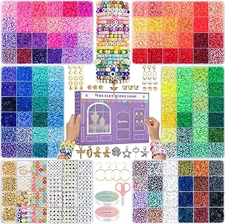 25000Pcs Clay Beads Bracelet Making Kit for Girls