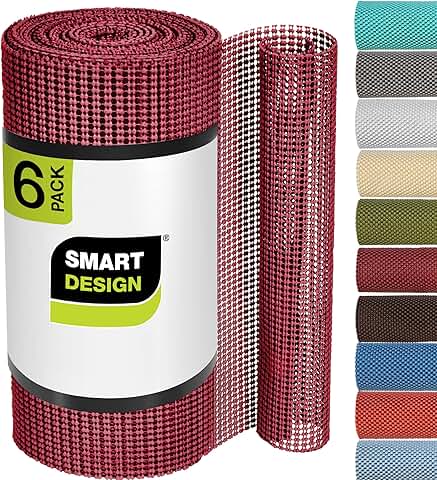 Classic Grip Shelf Liner Bundle, 12x10 ft, 6 Rolls