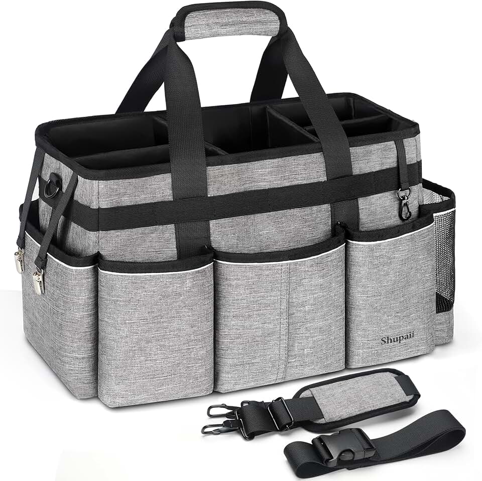 Large Wearable Cleaning Organizer with Handles