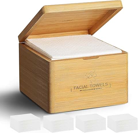 Disposable Facial Towels, 240 Count, Biodegradable and Travel-Friendly