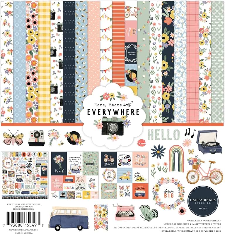 Here, There and Everywhere 12x12 Collection Kit