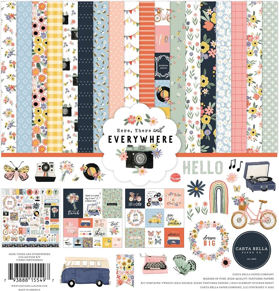 Here, There and Everywhere 12x12 Collection Kit