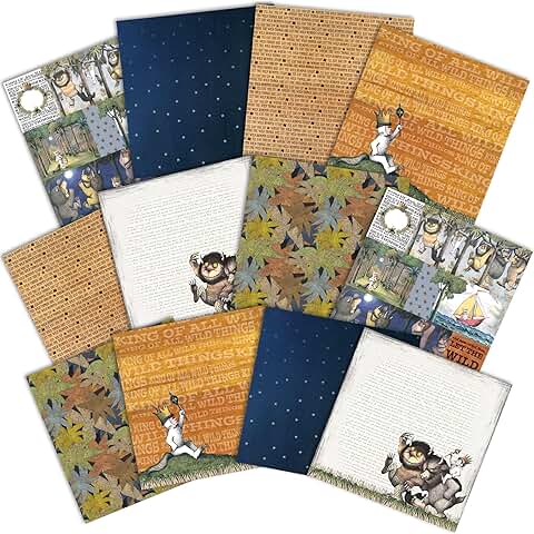Where The Wild Things Are 12x12 Decorative Paper Pack