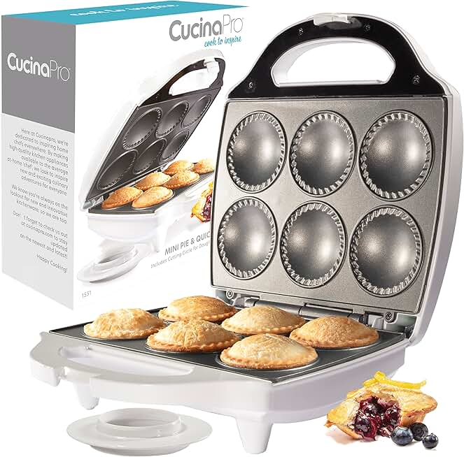 Mini Pie and Quiche Maker for Quick Baking