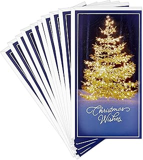 Set of 10 Christmas Money and Gift Card Holders