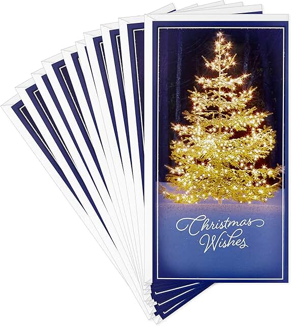 Set of 10 Christmas Money and Gift Card Holders