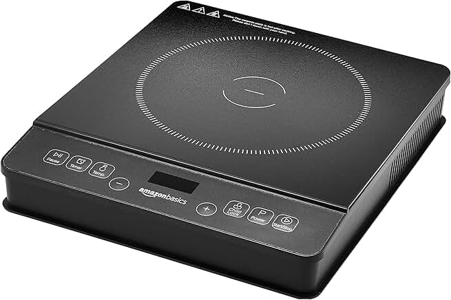Portable 1800W Electric Induction Cooktop with Child Lock