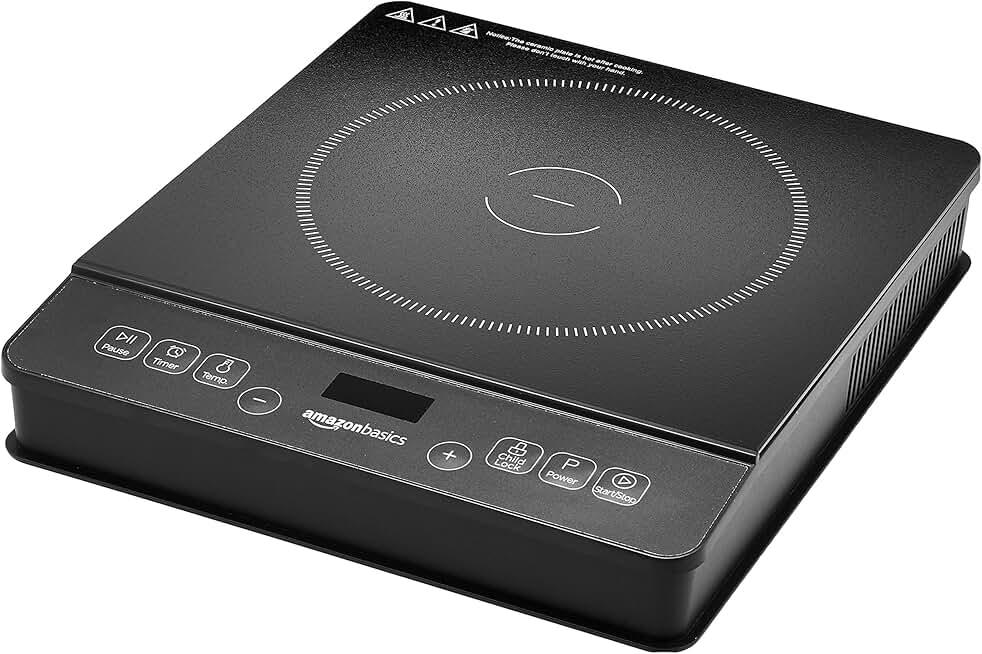 Portable 1800W Electric Induction Cooktop with Child Lock