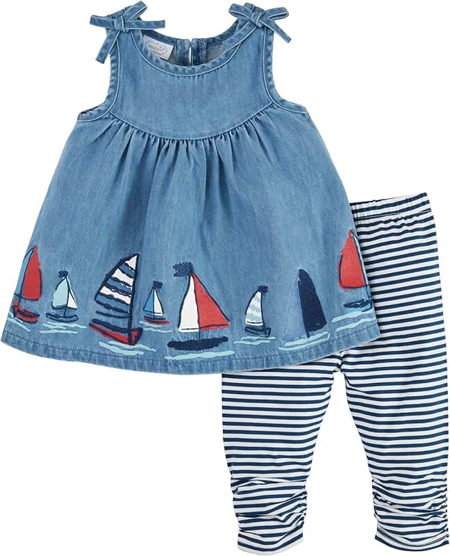 Children's Sailboat Tunic and Capri for 12-18 Months