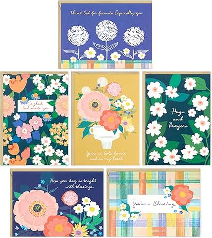 Religious Floral Note Card Set with Envelopes