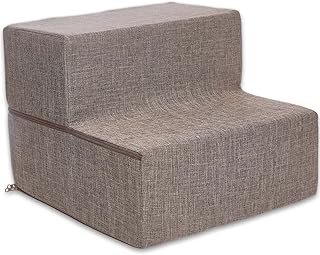 Foldable 2-Step Pet Stairs for Couch and Bed