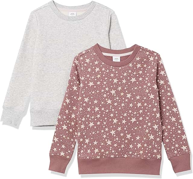 Girls' Fleece Crewneck Sweatshirt