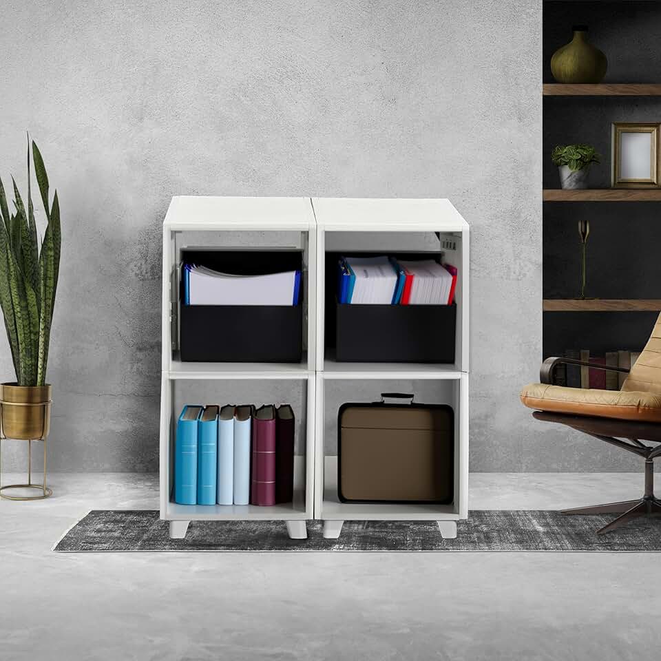 Modular Cube Storage Organizer, 4 Pieces