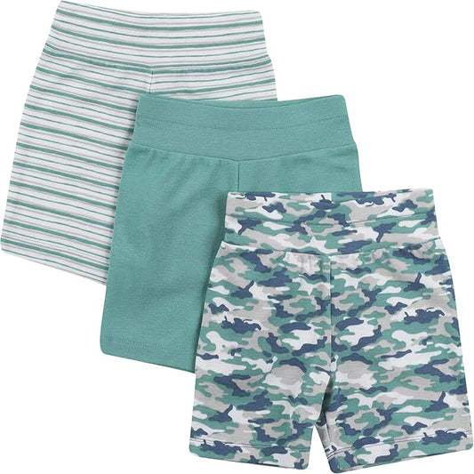 Unisex Baby Shorts, Soft Knit, 3-Pack