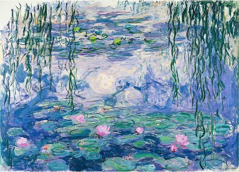 Water Lilies Mulberry Rice Paper for Crafts