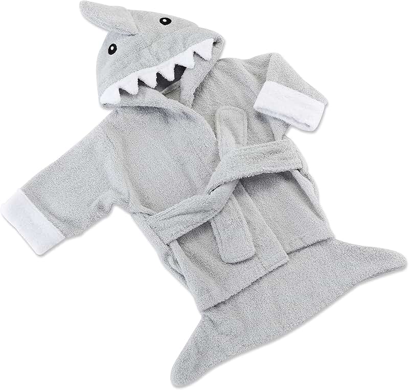 Baby Shark Hooded Baby Bath Towel and Robe