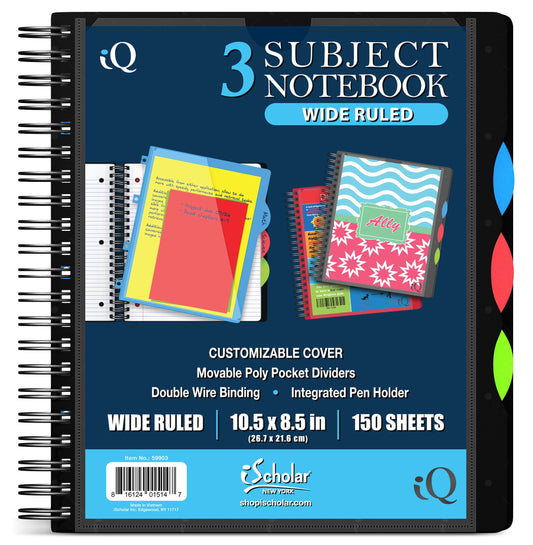 Wirebound Subject Notebook