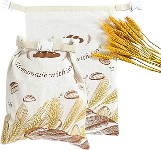 Reusable Linen Beeswax Bread and Produce Bags