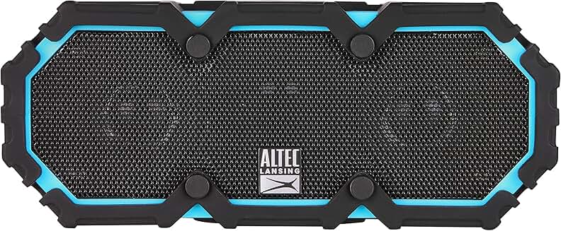 Portable waterproof Bluetooth speaker with 10-hour playtime