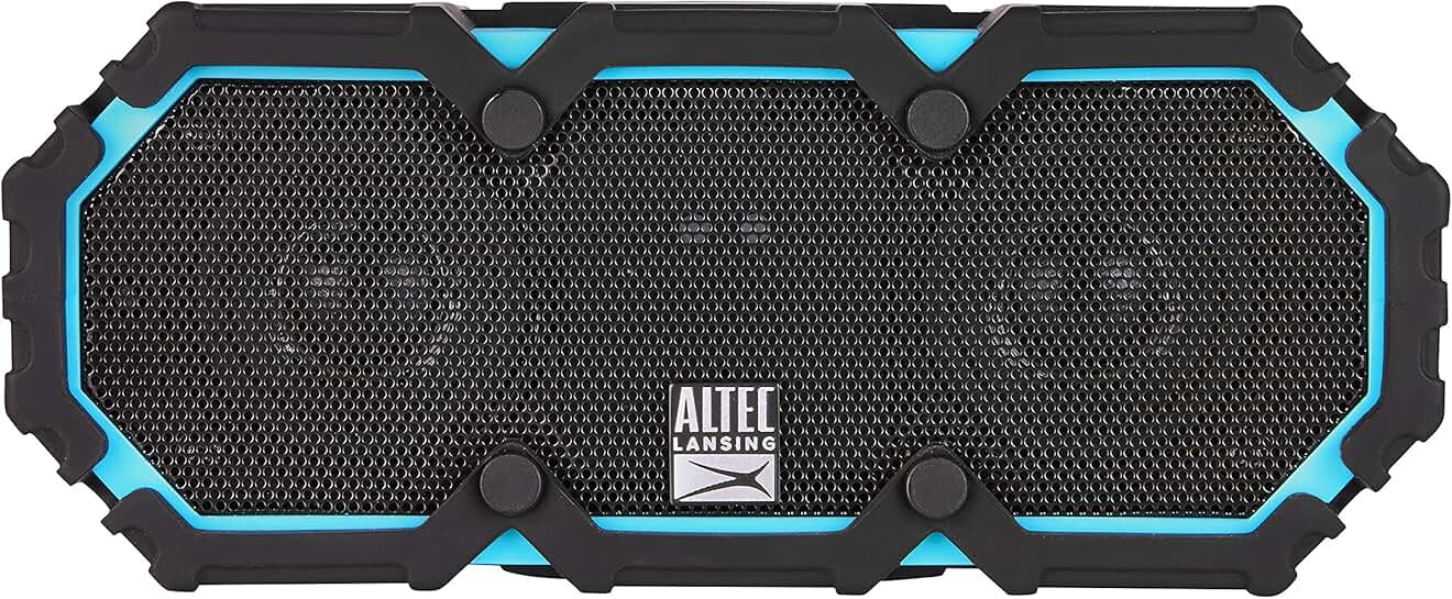 Portable waterproof Bluetooth speaker with 10-hour playtime
