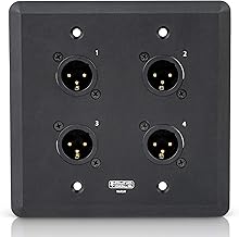 Black Male Wall CAT MX-B for Audio and DMX