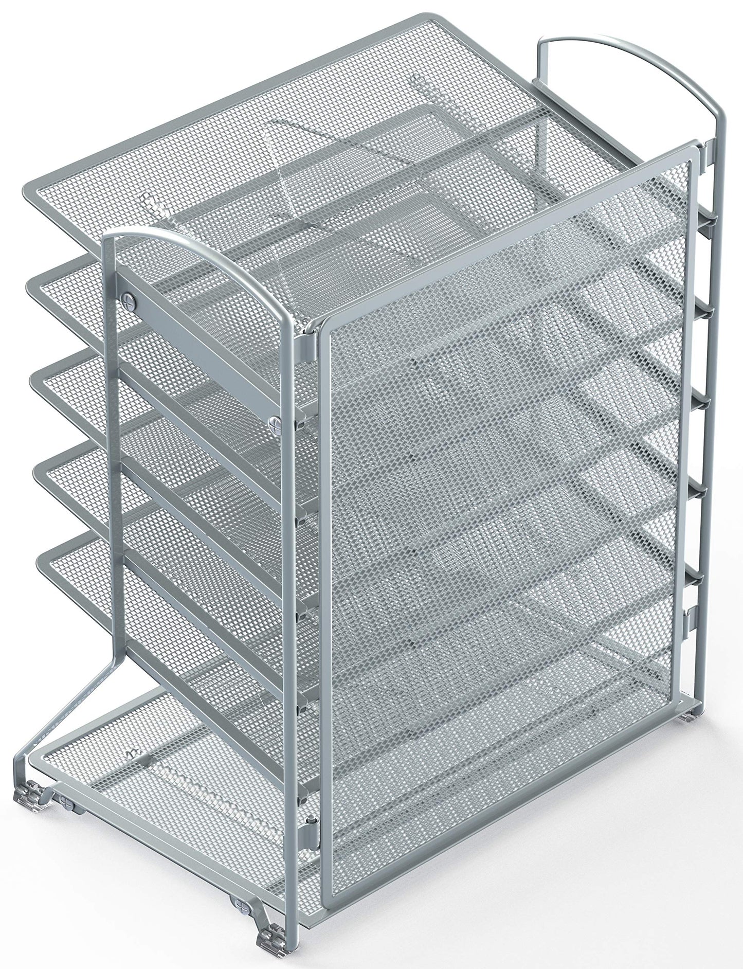 6-Tier Sliding File Organizer for Documents and Mail