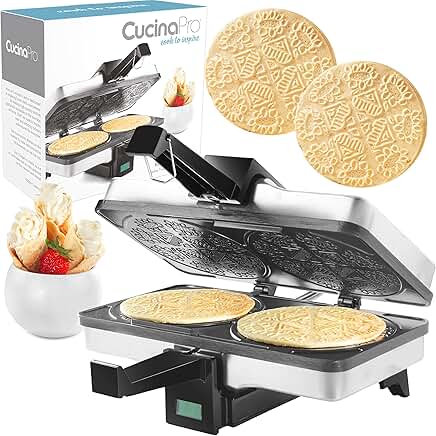 Krumkake Baker for Cookies and Cones