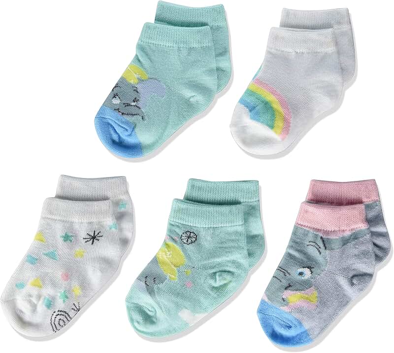 Unisex Baby Dumbo Short Socks, 12-24 Months