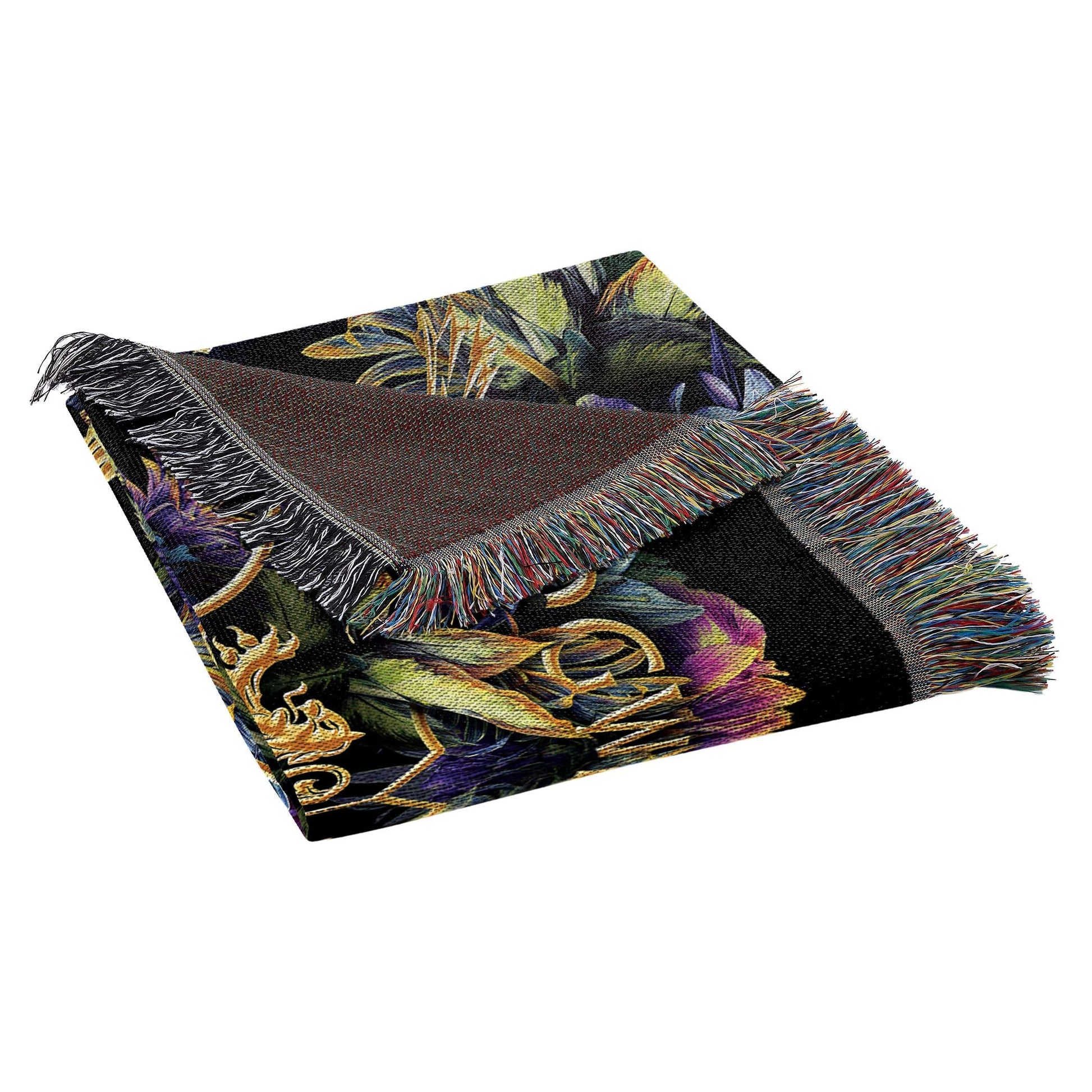 Woven Tapestry Throw Blanket, 48 x 60 Inches, School Foliage