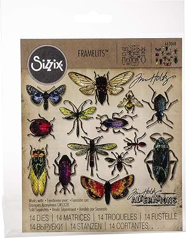 Entomology Die Set, 14 Pieces, Multicolor