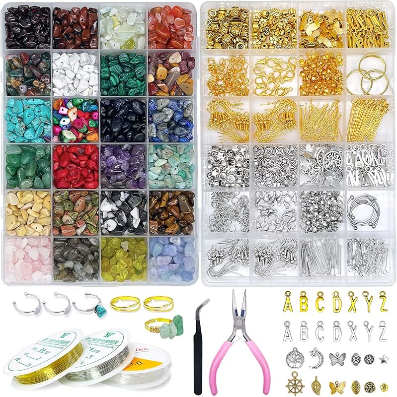 Jewelry Making Kit for Adults with Beads and Findings