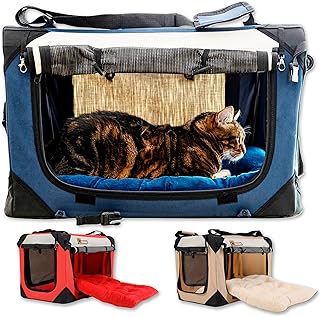 Large Soft-Sided Pet Carrier for Dogs and Cats