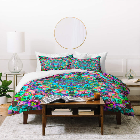 Lisa Argyropoulos Inspire Oceana Duvet Set with Two Pillow Shams, Full/Queen, Multi