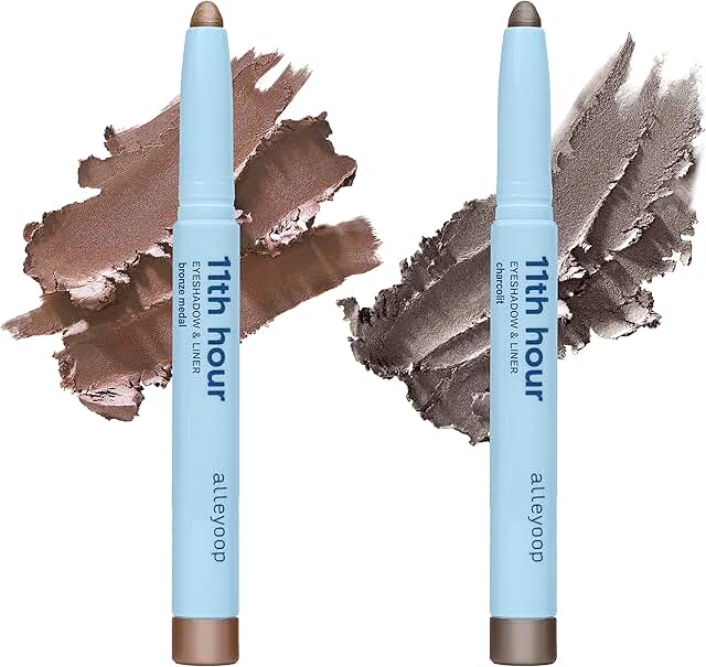 11th Hour Cream Eyeshadow & Liner Bundle in Bronze and Charcolit