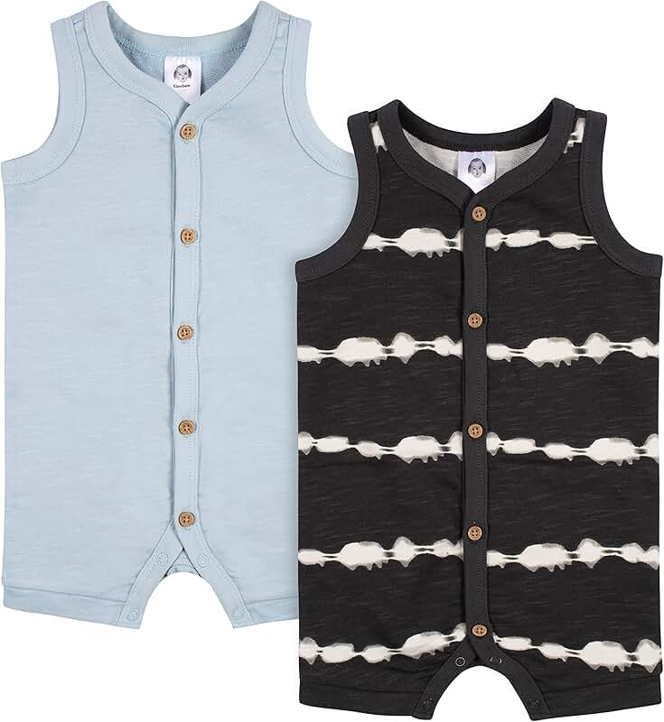 Baby Boys' Short Leg Romper Pack