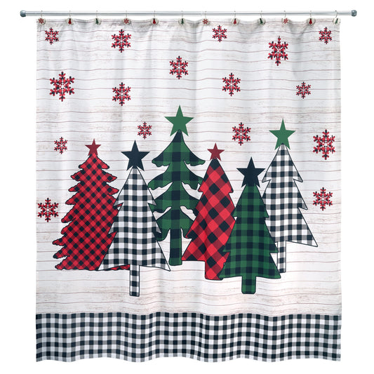 Tis The Season  Shower Curtain, Multicolor
