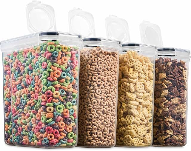 Set of 4 Airtight Food Storage Containers
