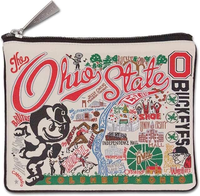 Ohio State University Catstudio Zipper Pouch for Small Items