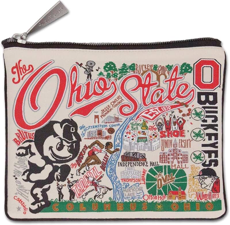 Ohio State University Catstudio Zipper Pouch for Small Items