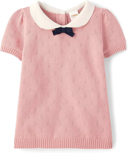 Baby Girl and Toddler Short Sleeve Sweater