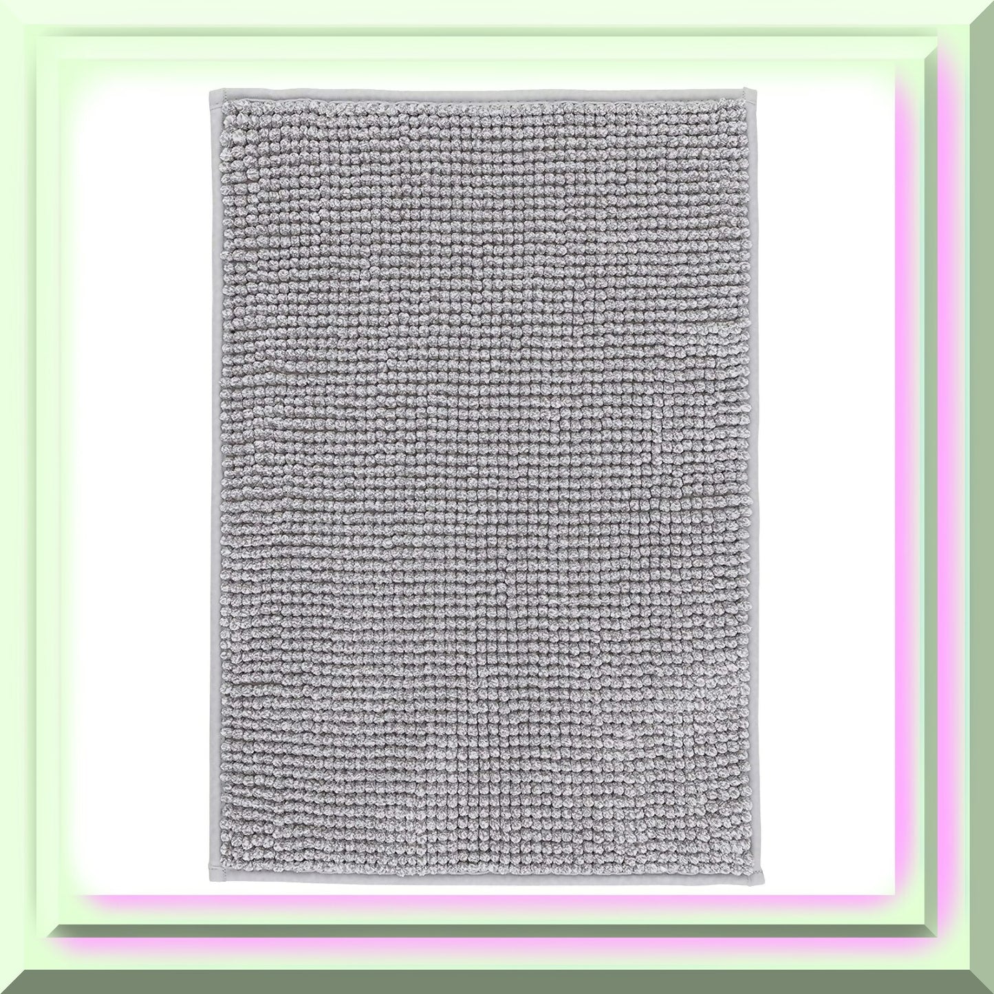 TOFTBO Bath Mat Gray White Melange