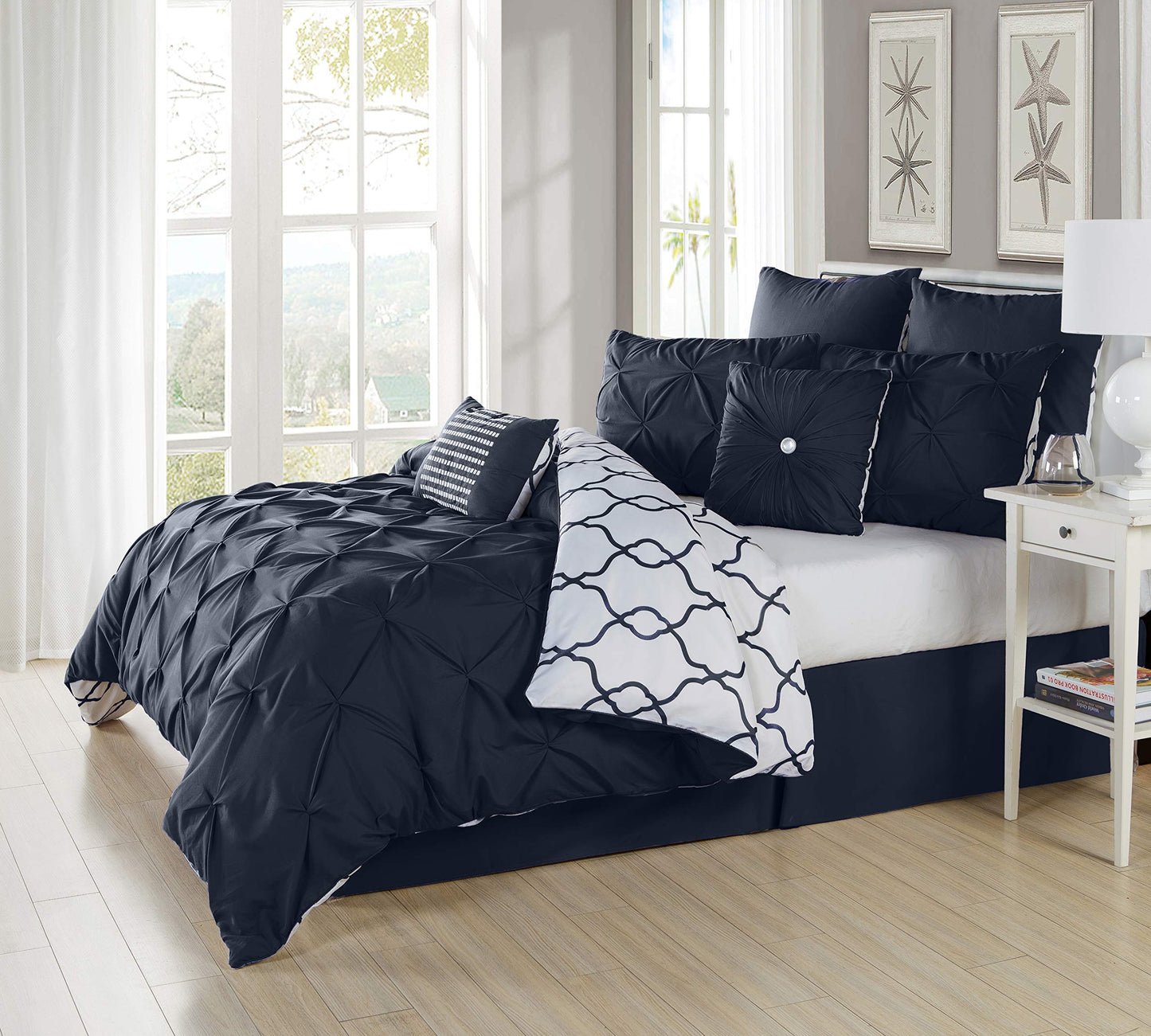 s Esy Comforter Set, Navy