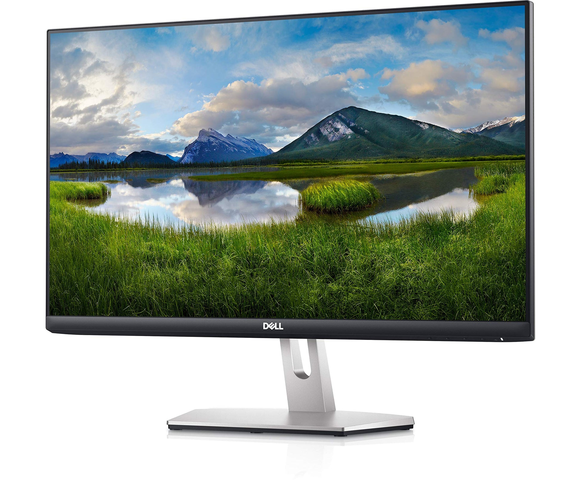 S2421HN 24 Inch Full HD 1080p (1920 x 1080) 75Hz IPS Ultra-Thin Bezel Monitor 2 x HDMI Ports, Audio Line Out, Adaptive AMD FreeSync, Silver